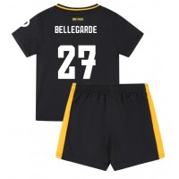 Camiseta Wolves Jean-Ricner Bellegarde #27 Segunda Equipación Replica 2024-25 para niños mangas cortas (+ Pantalones cortos)
